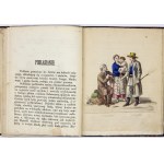 A TALE of the clothing, customs and habits of the Polish people. With 12 colored pictures and with 26 woodcuts. Cracow ...