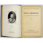 PIŁSUDSKI Józef - Pisma zbiorowe.  T. 1-10. Oprawa oryg. płótno złocone