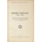 RZEPECKI Tadeusz, RZEPECKI Karol - Sejm i Senat 1928-1933. Podręcznik zawierający wyniki wyborów w województwach, okręga...