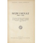 RZEPECKI Tadeusz, RZEPECKI Karol - Sejm and Senate 1928-1933 Handbook containing election results in provinces, districts,...