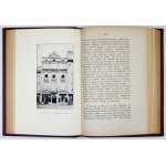 CHMIEL Adam - Cracow houses. Floryańska Street. Part 1-2. Cracow 1917-1920. tow....