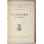 DZIKÓWNA Janina - Kleparz do 1528 roku. Kraków 1932. Tow. Miłośników Historyi i Zabytków Krakowa. 8, p. X, 205, tabl....