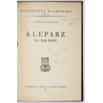 DZIKÓWNA Janina - Kleparz do 1528 roku. Kraków 1932. Tow. Miłośników Historyi i Zabytków Krakowa. 8, s. X, 205, tabl....