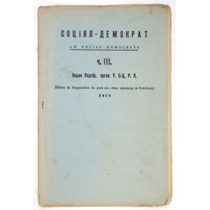 SOCIYAL-DEMOKRAT. No. 3: XI 1929.