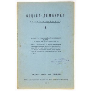 SOCIJAL-DEMOKRAT. Nr. 4: II 1930.
