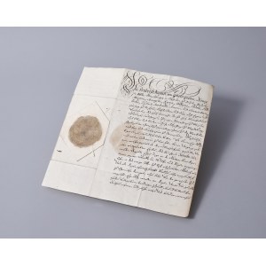 Augustus II the Strong (1670-1733), King of Poland. Autograph letter. Electoral seal.