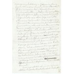 DOMEYKO Ignacy - Manuskript einer Rede vom 5. November 1884 in Paris [Hist.-Lit. Gesellschaft].