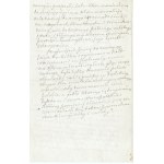DOMEYKO Ignacy - Manuskript einer Rede vom 5. November 1884 in Paris [Hist.-Lit. Gesellschaft].