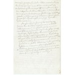 DOMEYKO Ignacy - Manuscript of a speech of November 5, 1884 in Paris [Hist.-Lit. Society].