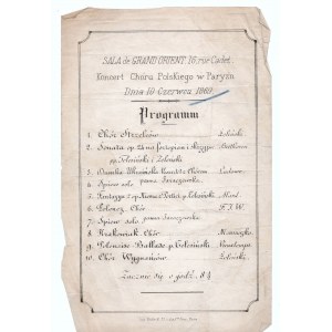 Proklamation der Polnischen Anthropologischen und Ethnographischen Gesellschaft in Paris anlässlich der Weltausstellung, Paris 1878