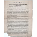 Proclamation of the Polish Anthropological and Ethnographic Society in Paris on account of the Universal Exhibition, Paris 1878