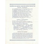 [Sammlung von Dokumenten: Programm der Feier, Einladung und Flugblattdrucke. Paris 1939