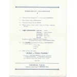 [WAR MARINE HOLIDAY] Collection of documents: celebration program, invitation, and pamphlet prints. Paris 1939