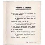 [MARYNARKA WOJENNA - ORP RYŚ] Stapellauf des für die polnische Marine gebauten U-Boots ORP RYŚ. Einladung. 1929