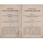 (MICKIEWICZ Władysław) Polnisch-Französische Gesellschaft. Von der Generalversammlung am 11. Mai 1921 angenommene Gesetze.