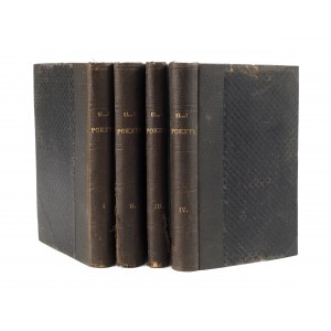 ASNYK Adam - Poezye prze prze El...Y.. Bände I-IV [verschiedene Ausgaben], Lwów 1881-1894