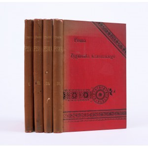 KRASIŃSKI Zygmunt - Pisma z przedmową St. Tarnowskiego, Kraków 1890-1891 [4 volumes].
