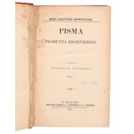 KRASIŃSKI Zygmunt - Pisma z przedmową St. Tarnowskiego, Kraków 1890-1891 [4 volumes].