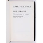 MICKIEWICZ Adam - Pan Tadeusz. Warsaw, 1990. publishing house Alfa.