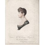 Artysta Nieznany - Portret damy (Comtesse Boyanowska). Miedzioryt punktowany [przed 1830]