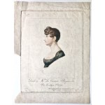 Artysta Nieznany - Portret damy (Comtesse Boyanowska). Miedzioryt punktowany [przed 1830]