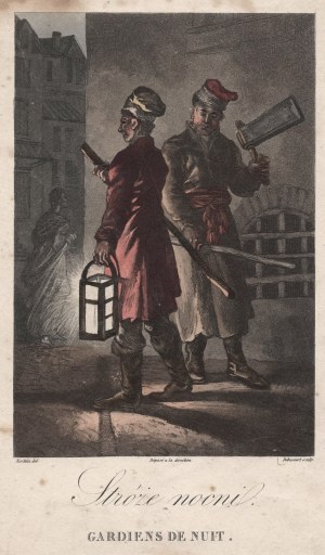 NORBLIN Jan Piotr (1745-1830) - Stróże nocni (Gardiens de nuit). [1818].