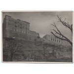 [MONTE CASSINO, 2nd Polish Corps] A collection of 7 photographs showing the ruins of the Benedictine Abbey on Monte Cassino, 1944.