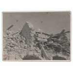 [MONTE CASSINO, 2nd Polish Corps] A collection of 7 photographs showing the ruins of the Benedictine Abbey on Monte Cassino, 1944.