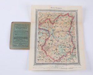 [KĘPNO] Kreis Kempen. Mapa. [wyd. Legnica, b.d.]