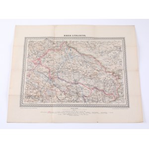 [LUBLINIEC] Kreis Lublinitz. Mapa. 1901 r.