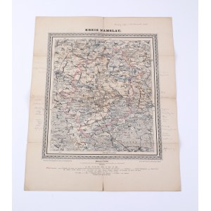 [NAMYSŁÓW] Kreis Namslau. Map. Before 1911.