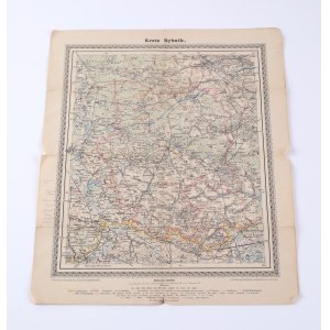 [RYBNIK} Kreis Rybnik. Karte