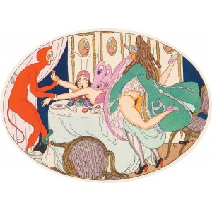 Gerda WEGENER (1886-1940), Scena erotyczna (Maskarada), 1925