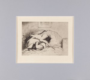 Mihaly VON ZICHY (1827-1906), Scena erotyczna, początek XX wieku