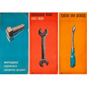 Set of three OSH posters - designed by Wiktor GÓRKA (1922-2004), Karol SLIWKA (1932-2018), 1968