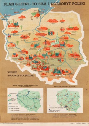 Plan 6-letni - to siła i dobrobyt Polski - proj. Władysław JANISZEWSKI, 1952