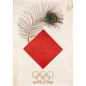 MEXICO CITY 1968. Polish Olympic Fund - designed by Zbigniew WASZEWSKI (b. 1921), 1968.