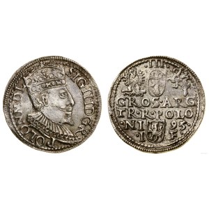 Polska, trojak, 1595, Olkusz