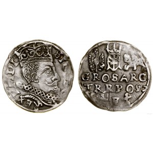 Polska, trojak, 1597, Lublin