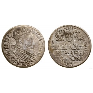 Polska, trojak, 1618, Kraków