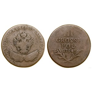 Polska, 3 grosze, 1794, Wiedeń