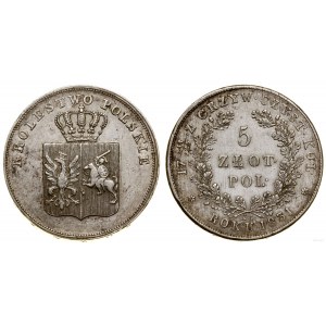 Polska, 5 złotych, 1831, Warszawa