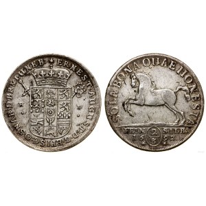 Niemcy, 2/3 talara (gulden), 1692 HB, Clausthal