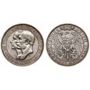 Niemcy, 3 marki, 1911 A, Berlin