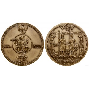 Polska, medal z serii królewskiej PTAiN - Przemysław II, 1981, Warszawa