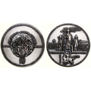 Polska, medal z serii królewskiej PTAiN - Leszek Biały, 1985, Warszawa