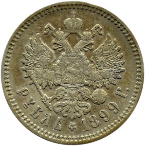Russland, Nikolaus II., Rubel 1899 ФЗ, St. Petersburg