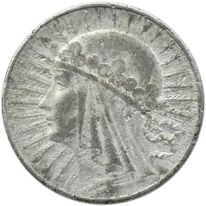 Polska, II RP, Głowa Kobiety, 10 złotych 1932, falsyfikat z epoki