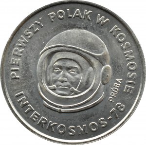 Poland, communist Poland, 20 zloty 1978, First Pole in Space - sample, NIKIEL, Warsaw, UNC