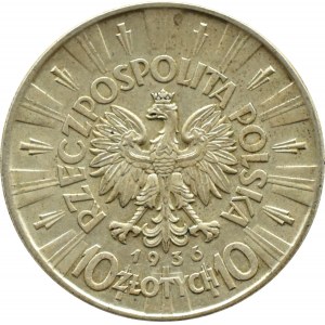 Polska, II RP, Józef Piłsudski 10 złotych 1936, Warszawa